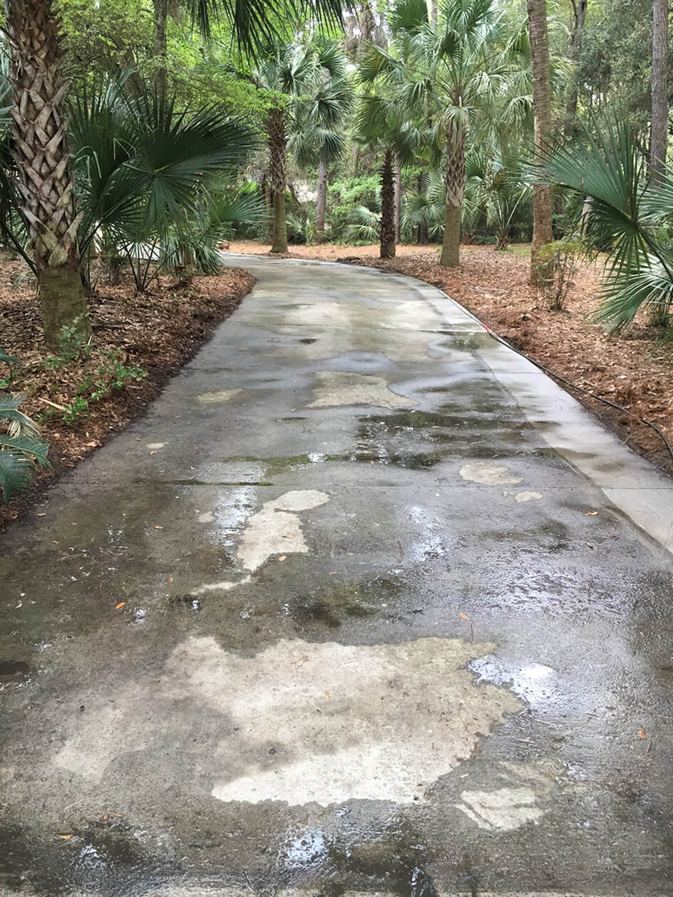 Maintaining exterior surfaces with routine pressure washing to prevent buildup in Charleston,SC