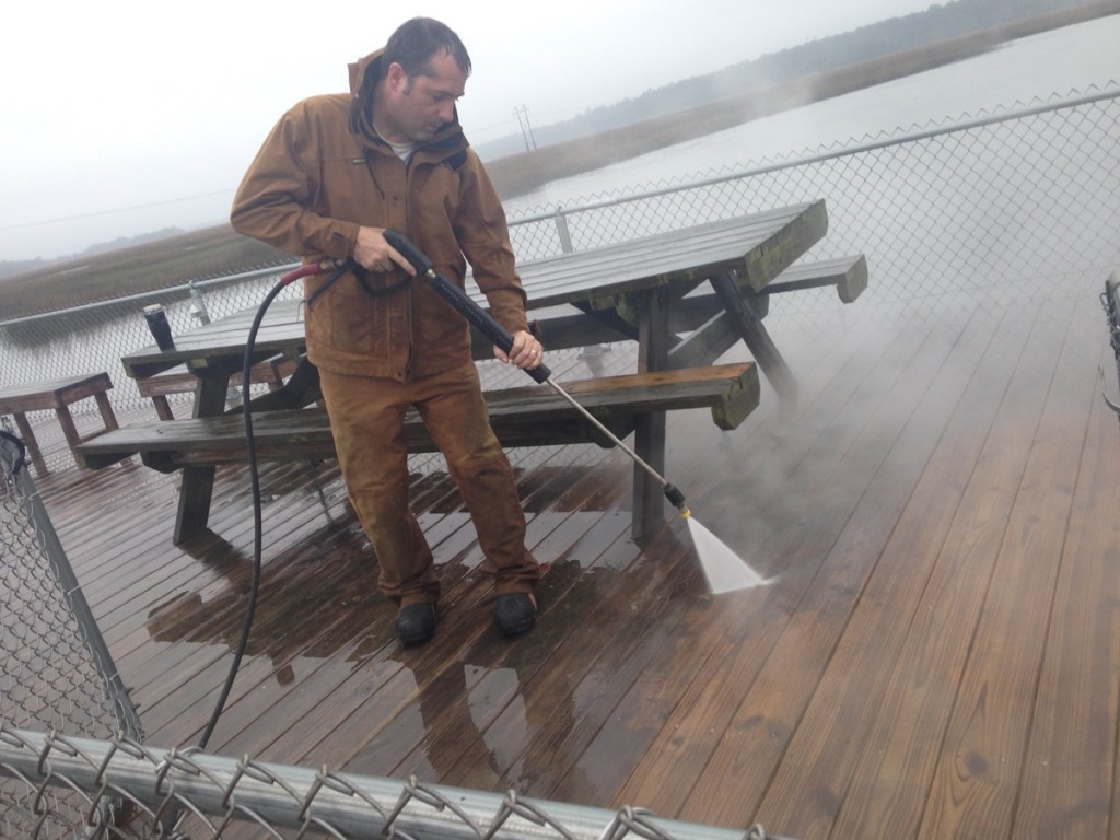 Pressure Washing helps improve decks, patios, homes, driveways and much more