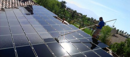 solar-panel-cleaning-with-pole