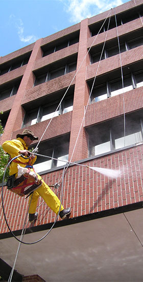 High Rise Pressure washing